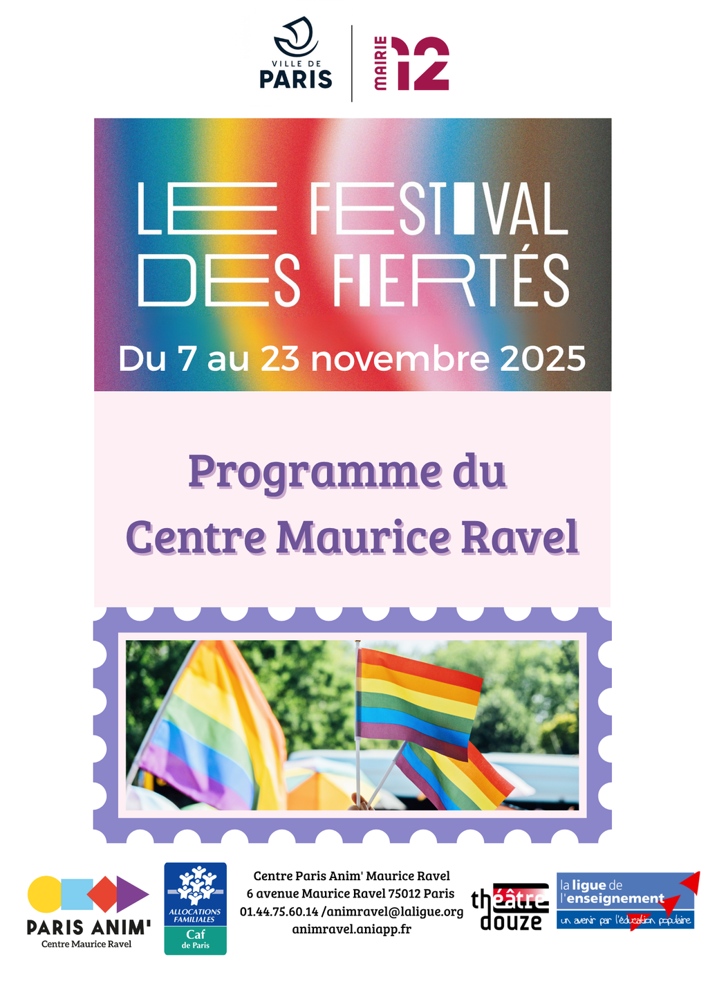 Le Festival des Fiertés - du 7 au 23 novembre 2025 🌈