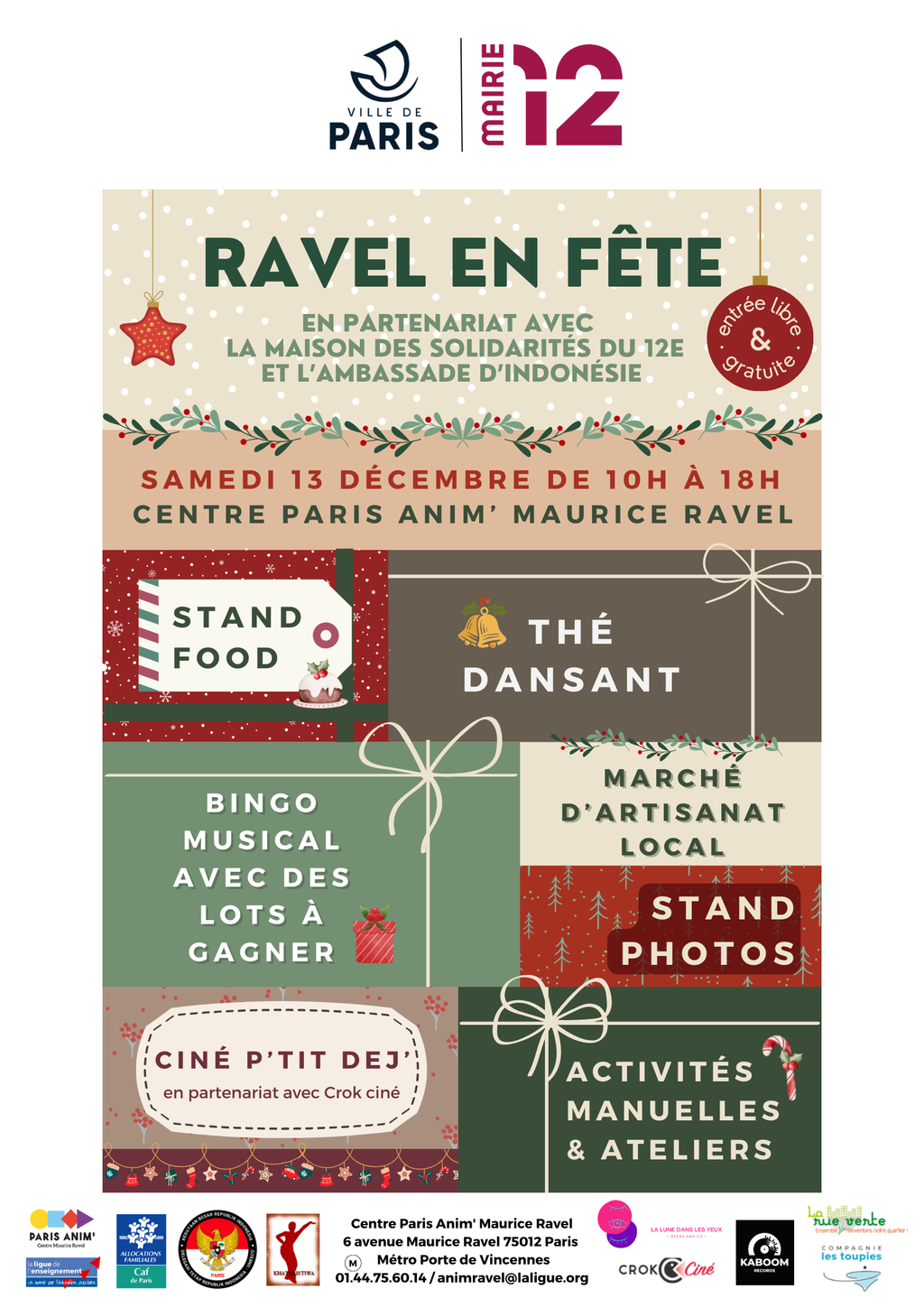 Ravel en Fête - Samedi 13 Décembre 2025 !