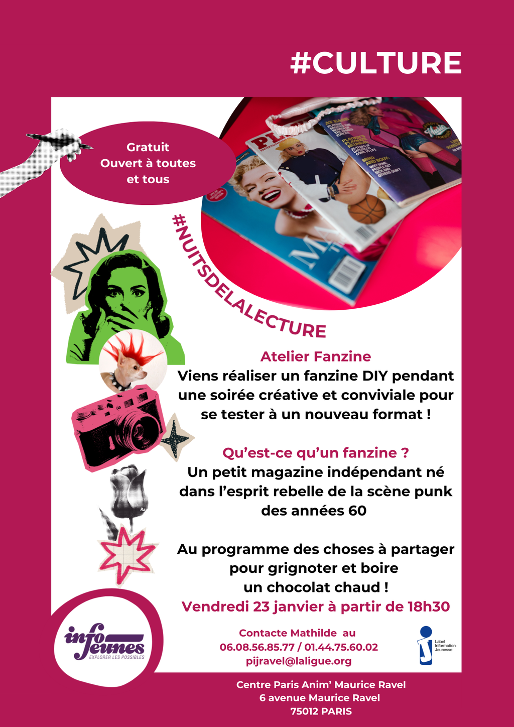 Nuits de la Lecture - Nocturne Fanzine 