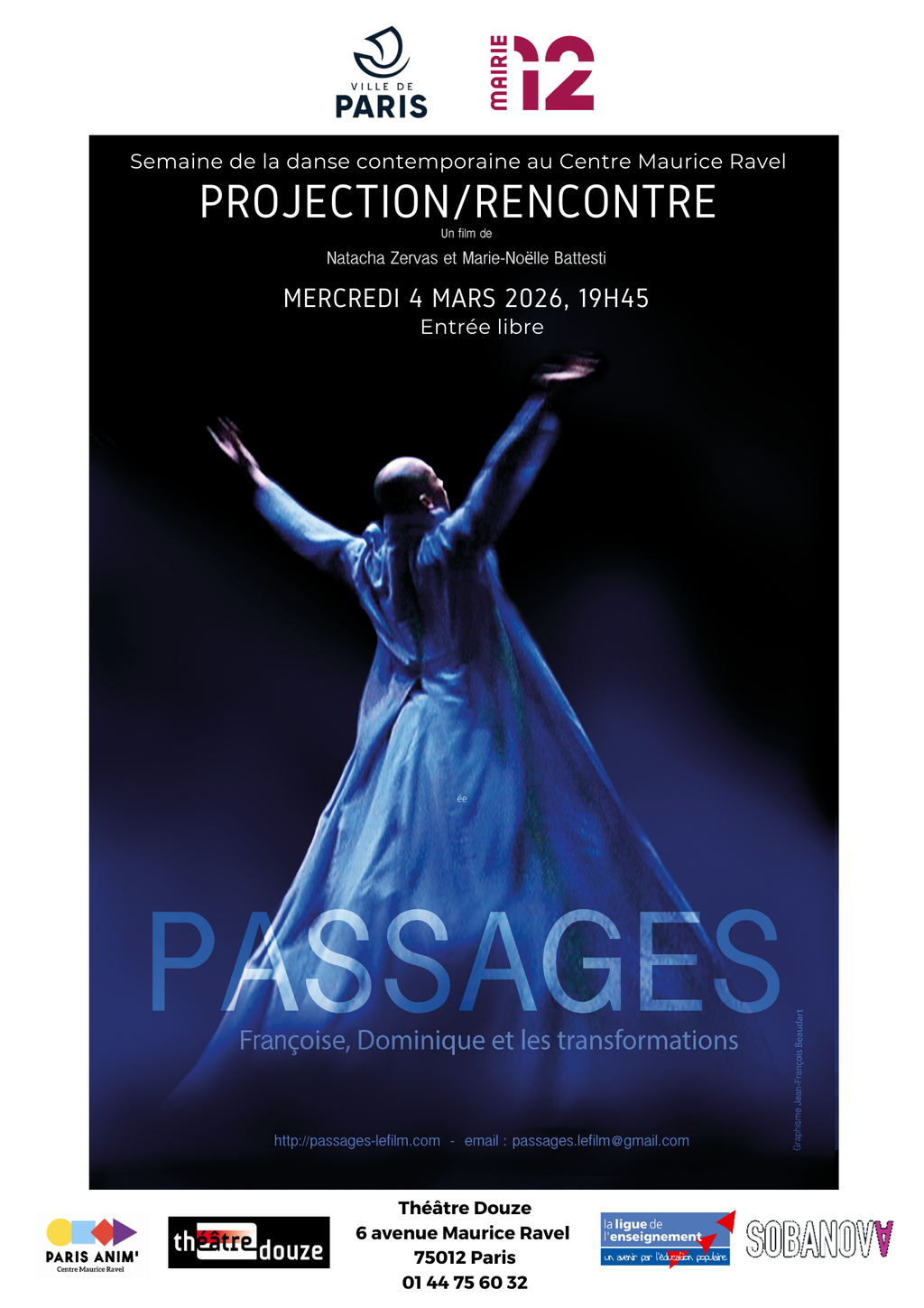 Projection du film PASSAGES