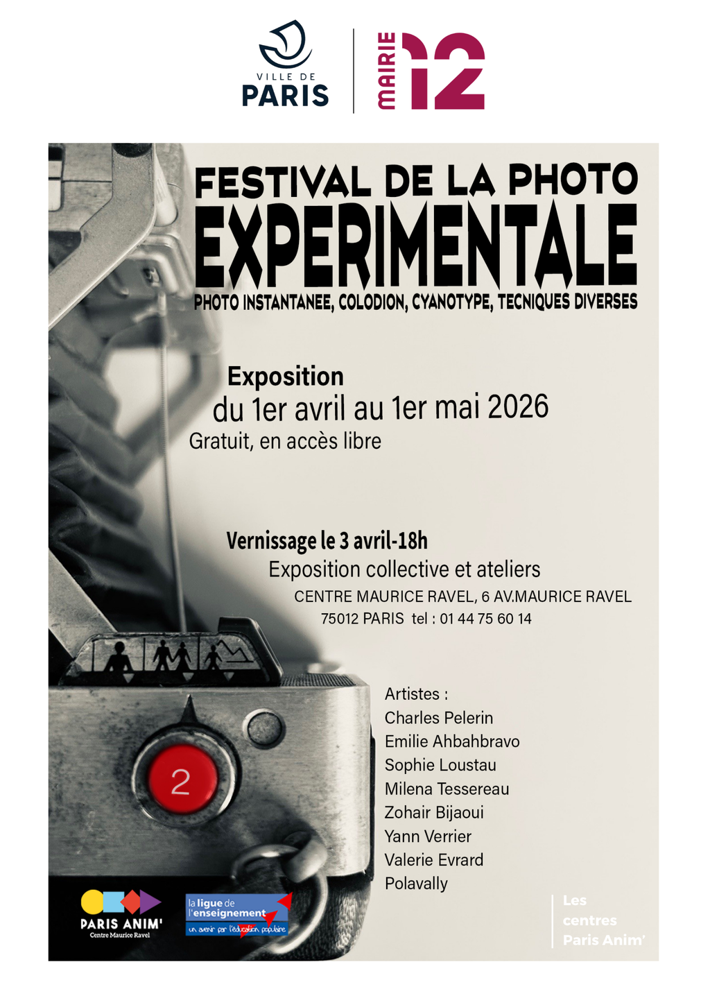 Exposition du Festival de la photo expérimentale 📷