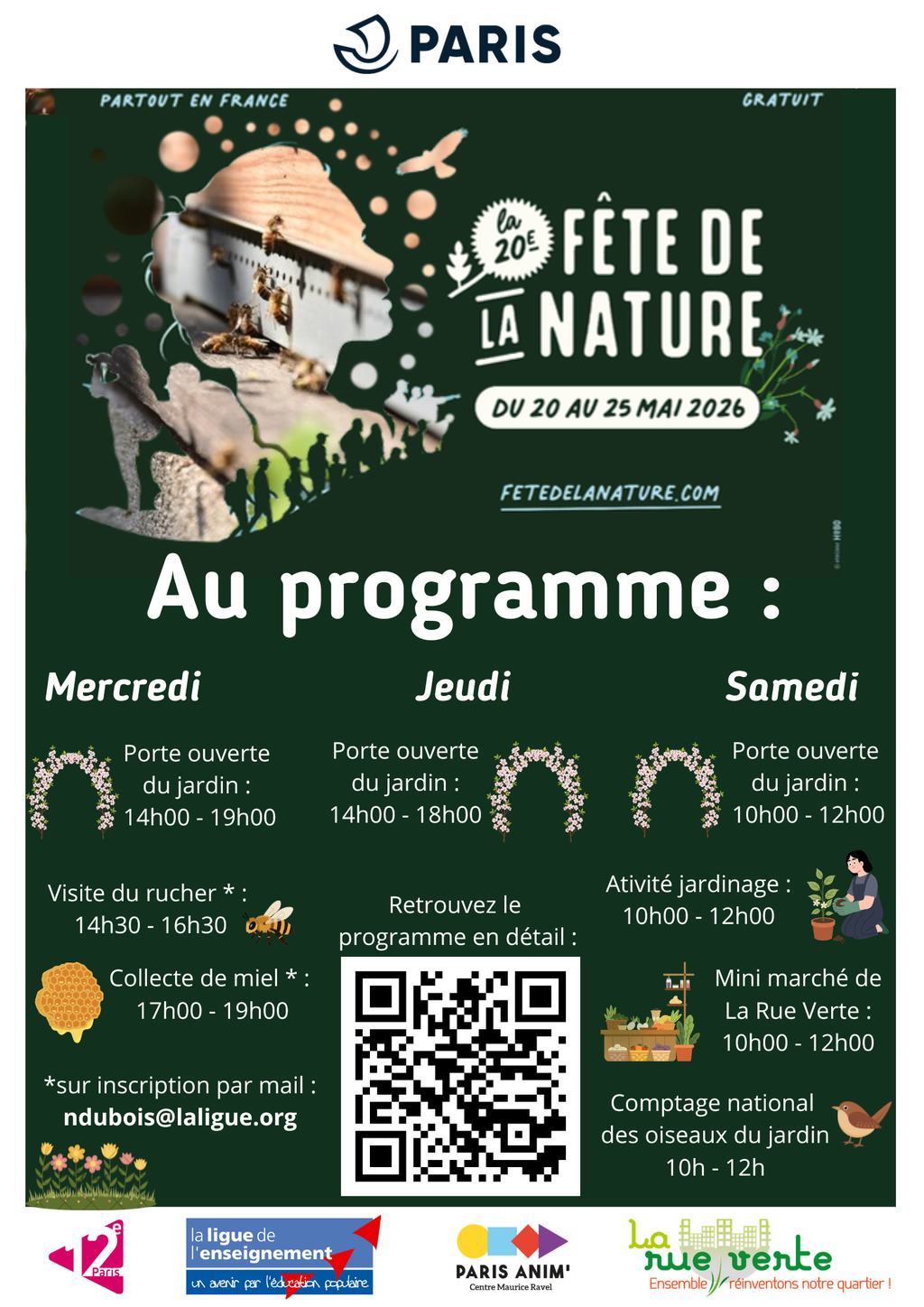 La Rue Verte, Fête la Nature !