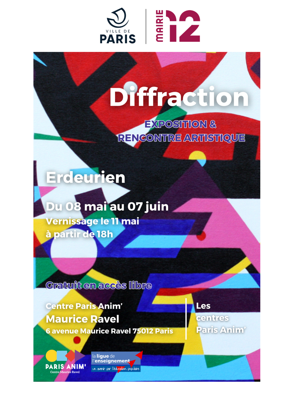 Exposition Diffraction de l'artiste Erdeurien 🎨
